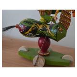 Vintage Cepelia Polish Folk Art Wooden Lajkonik Toy