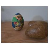 Lot of (3) Wood Eggs