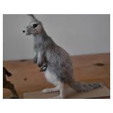 Lot of (4) Fur Figurines - Kangaroo, Seal, Antelope, Walrus