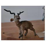 Lot of (4) Fur Figurines - Kangaroo, Seal, Antelope, Walrus