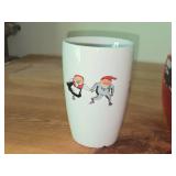 Lot of (2) Porsgrund (Norway) Porcelain Nisse Mugs