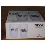 Lot of (2) Porsgrund (Norway) Porcelain Nisse Mugs