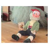 (2) Gnome Pillows, (1) Gnome Candleholder, (1) Crolly Doll (Ireland)