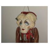 Handmade Fabric Doll on a Swing