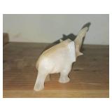 Handcarved White Onyx Elephant