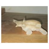 Handcarved White Onyx Elephant