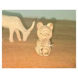 Lot of (4) Handcarved Wooden Animal Figures