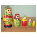 Russian Nesting Dolls Set of 5