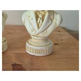 Lot of (3) Plastic Busts of Various Composers