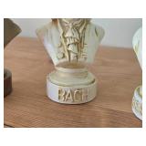 Lot of (3) Plastic Busts of Various Composers