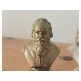 Lot of (3) Plastic Busts of Various Composers