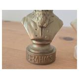Lot of (3) Plastic Busts of Various Composers