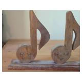Wooden Musical Note Stanza Décor