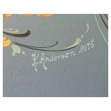 Rosemaling Painting - Signed K. Andersen 1975