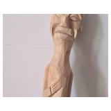 Handcarved Wood Folk Art Figure