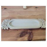 Oval Wood Carved Applique