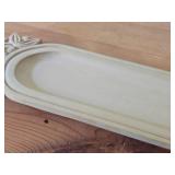 Oval Wood Carved Applique