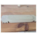 Oval Wood Carved Applique