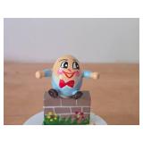 Vintage Humpty Dumpty Wooden Music Box