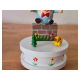 Vintage Humpty Dumpty Wooden Music Box