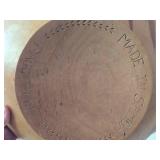 Wooden Bowl with Wood Fruits