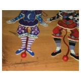 Lot of (3) Pull-String Jumping Jack Toys