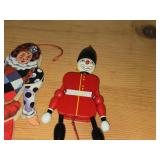 Lot of (3) Pull-String Jumping Jack Toys
