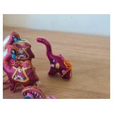 Lot of (10) Chinese Oriental Fabric Artistic Animal Miniature Figurines