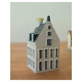 KLM Deft Blue Canal House Miniature Collectible