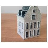 KLM Deft Blue Canal House Miniature Collectible