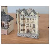 Lot of (11) UK Replica House Collectible Miniatures by Malcolm Cooper for John Hine Ltd