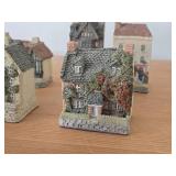 Lot of (11) UK Replica House Collectible Miniatures by Malcolm Cooper for John Hine Ltd