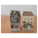 Lot of (11) UK Replica House Collectible Miniatures by Malcolm Cooper for John Hine Ltd