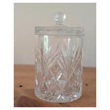 24% Lead Crystal Lidded Biscuit Jar