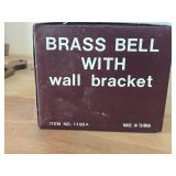 Brass Bell with Wall Bracket