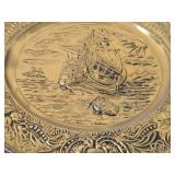 Lot of (2) Brass Wall Plates