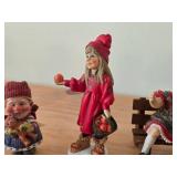 (3) Candy Design (Norway) Figurines + (1) Norwegian Figurine