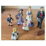 Lot of (7) Porcelain Figurines