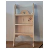 Wood Display Shelf 2-tier