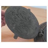 Vintage Jotul Cast Iron Krumkake Iron (Norway)