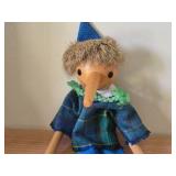 Vintage Wooden Pinocchio Marionette Puppet