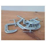 Lot of (6) 2-1/2" C-Clamps
