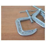 Lot of (6) 2-1/2" C-Clamps