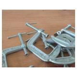 Lot of (6) 2-1/2" C-Clamps