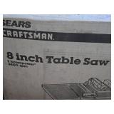 Sears Craftsman 8" Table Saw