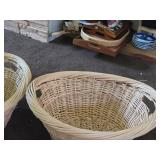 Lot of (5) Wicker Baskets (assorted)
