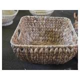 Lot of (5) Wicker Baskets (assorted)