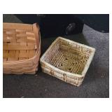 Lot of (5) Wicker Baskets (assorted)