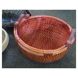 Lot of (5) Wicker Baskets (assorted)