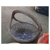 Lot of (5) Wicker Baskets (assorted)